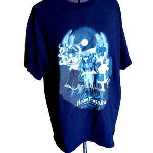 HisouTenso ku Frosty Faustings XlV blue short sleeve tee shirt, XL